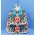 波西米亞色織提花梭織多功能背包